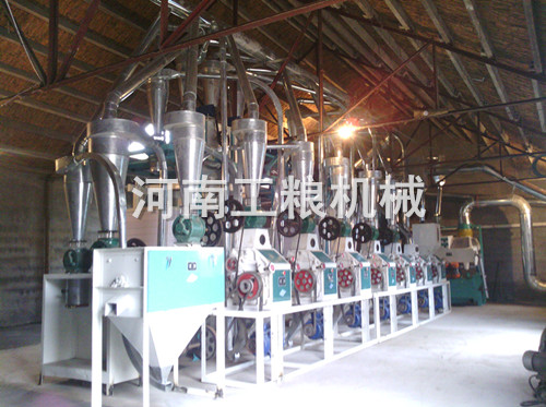 30噸級(jí)臥式面粉機(jī)